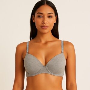 Nautica Intimates Bra Top Women’s Grey Size 38C Comfort Bra